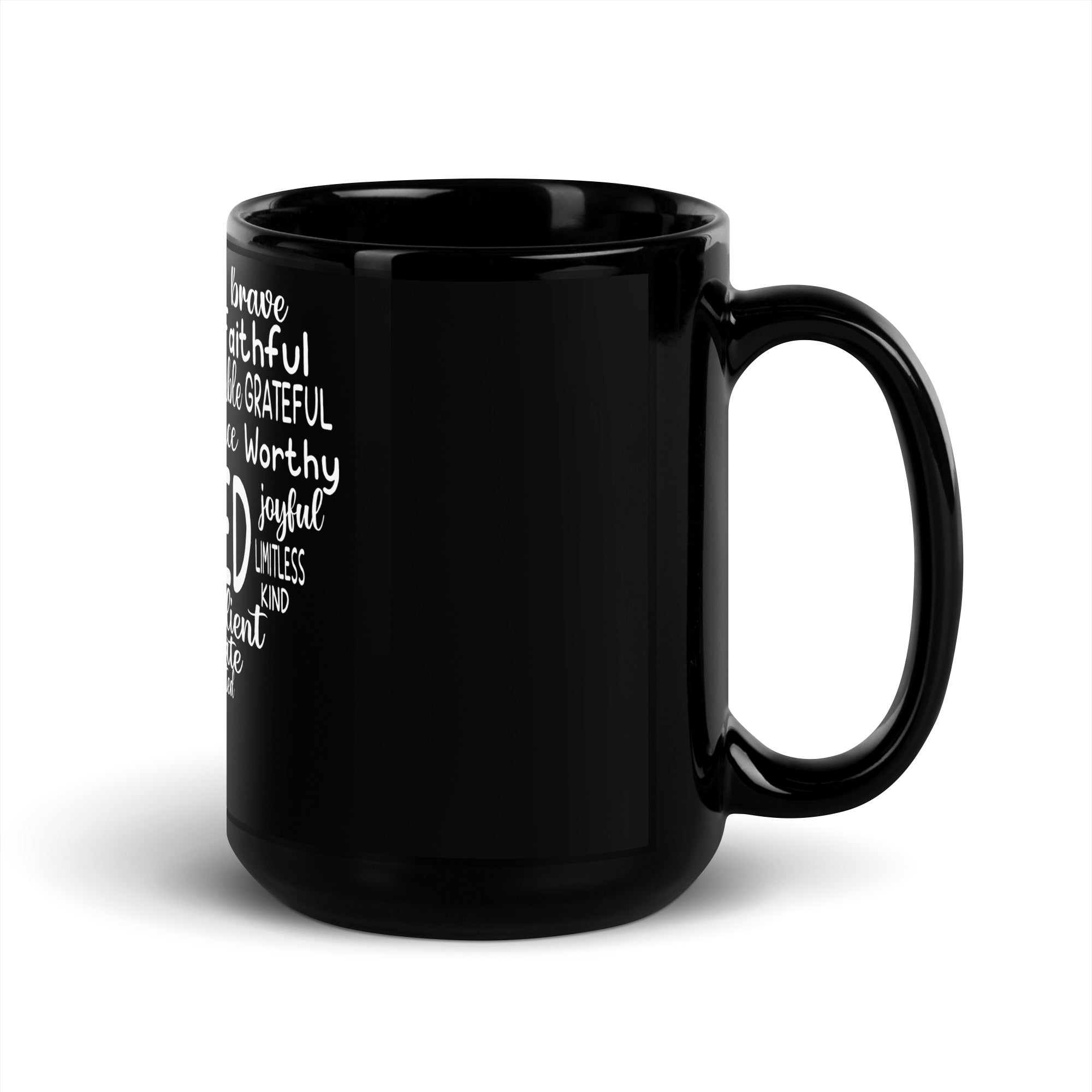 Blessed Ceramic Mug – Sip With Gratitude & Support Recovery