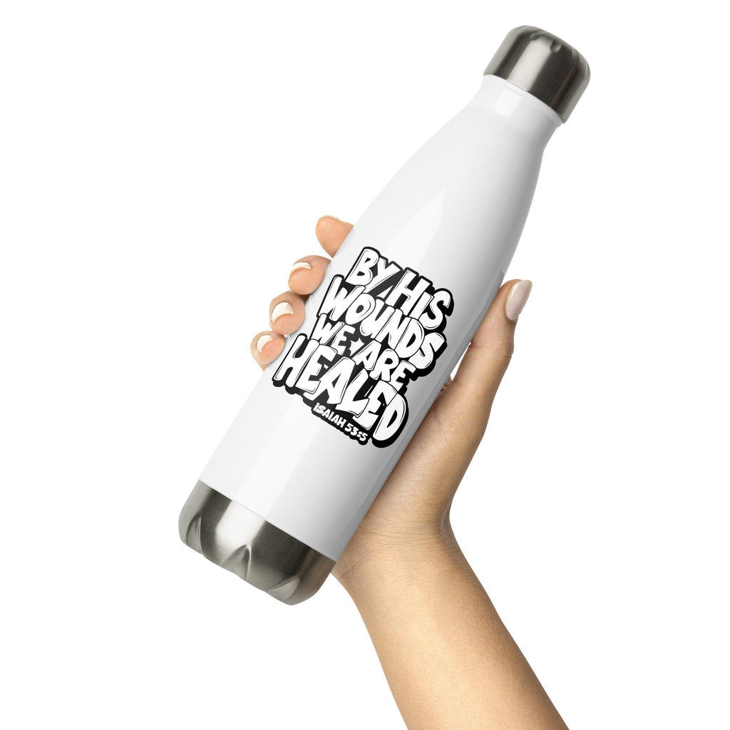 Isaiah 53:5 Insulated Stainless Steel Water Bottle – Faith & Recovery on the Go